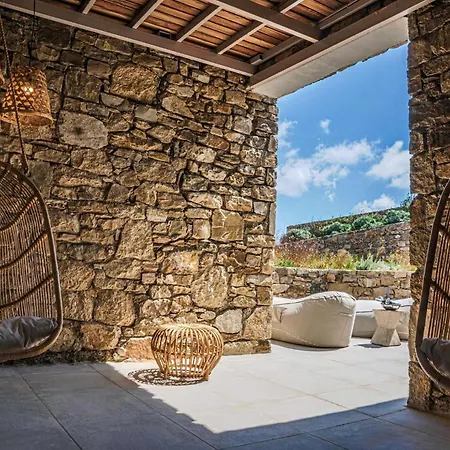 Villa Splendid Mykonos Agape 5 Bedrooms Private Pool With Stunning Sea Views Outdoor Lounge Dining Area Hot Tub